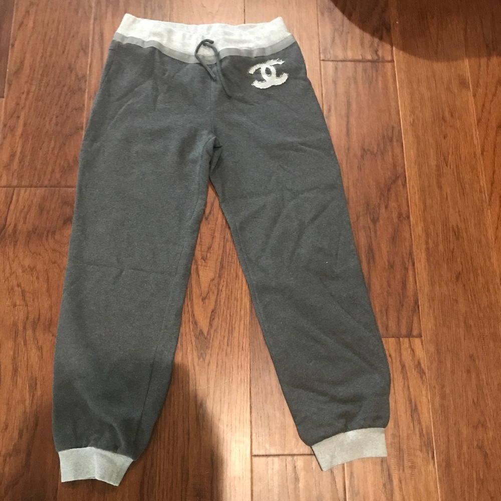 Chanel grey joggers